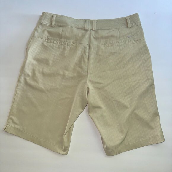 WOMENS | SIZE 10 | NIKE GOLF SHORTS | DRY FIT | LIGHT BEIGE | LIKE NEW! - Picture 2 of 6